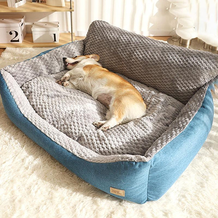 Cozy Winter Warm Dog Bed