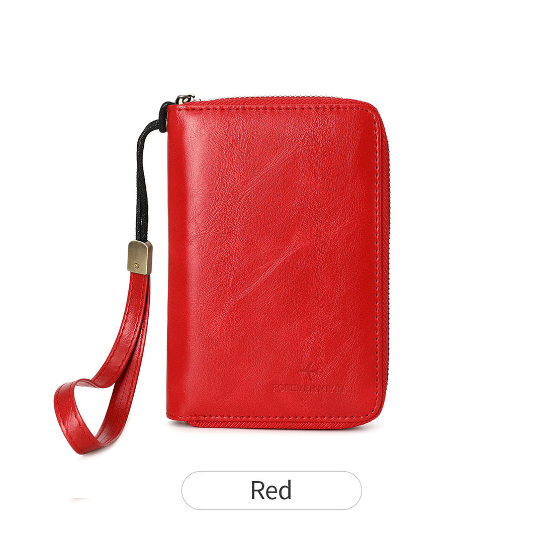 Retro Business Passport Wallet - Stylish PU Leather Travel Companion