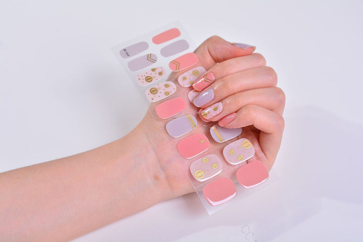 Gel Nail Stickers Bronzing 3D Nail Sticker