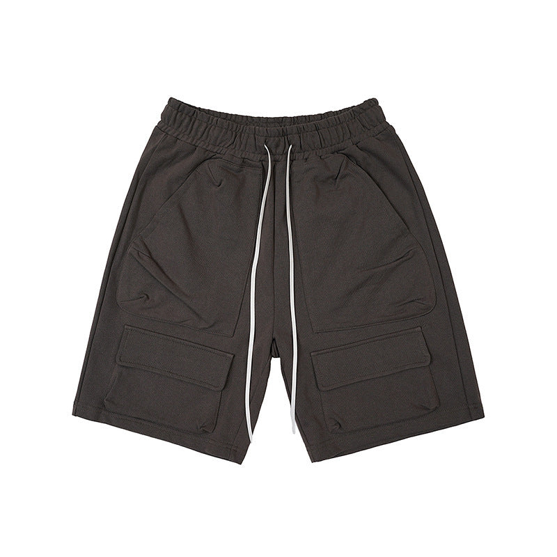 Multi-Pocket Workwear Shorts For Men