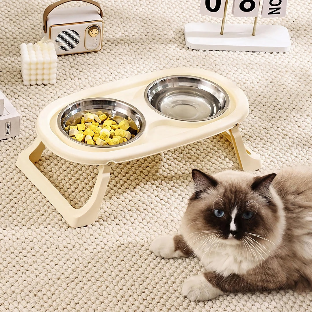 Foldable Non-Slip Cat Feeder