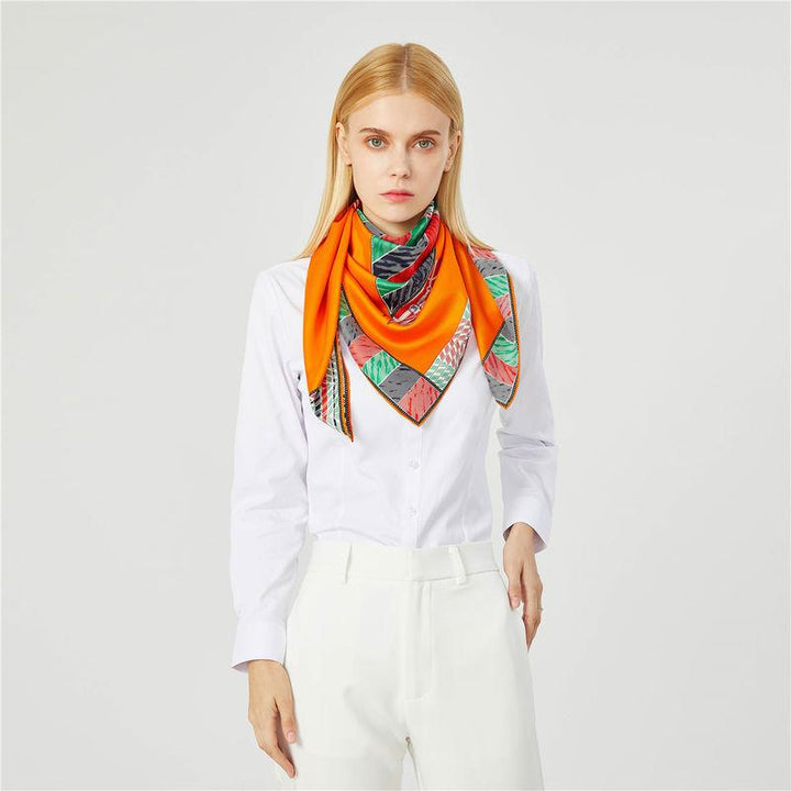 Luxury Silk Square Scarf for All Seasons