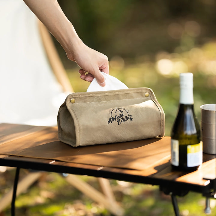 Portable Canvas Tissue Box