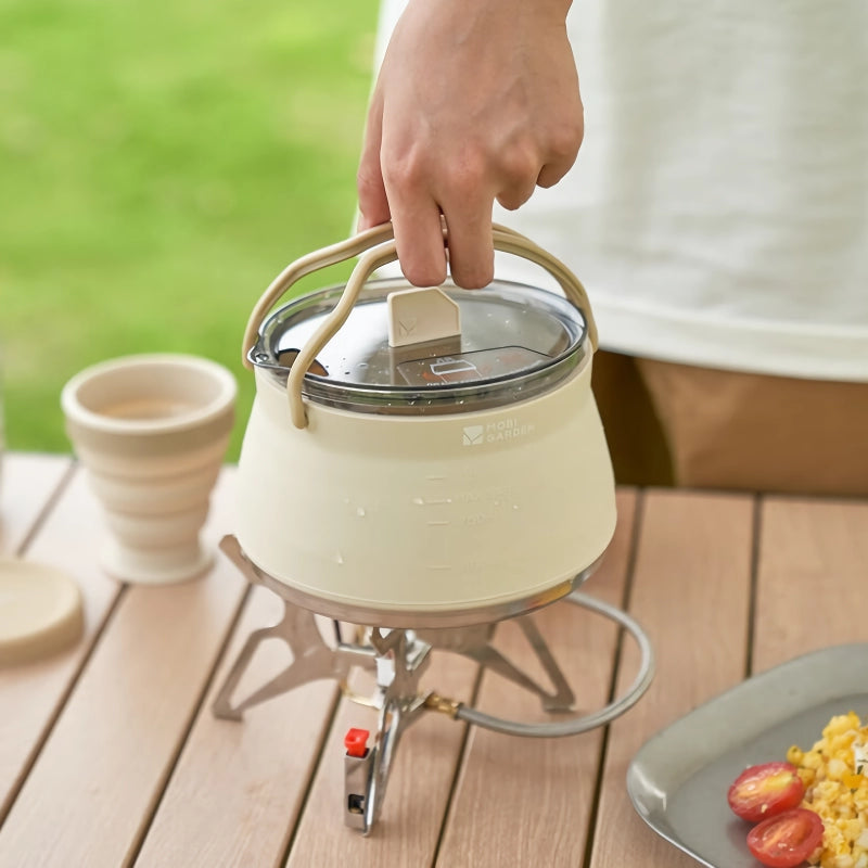 Portable Folding Kettle and Cup Set