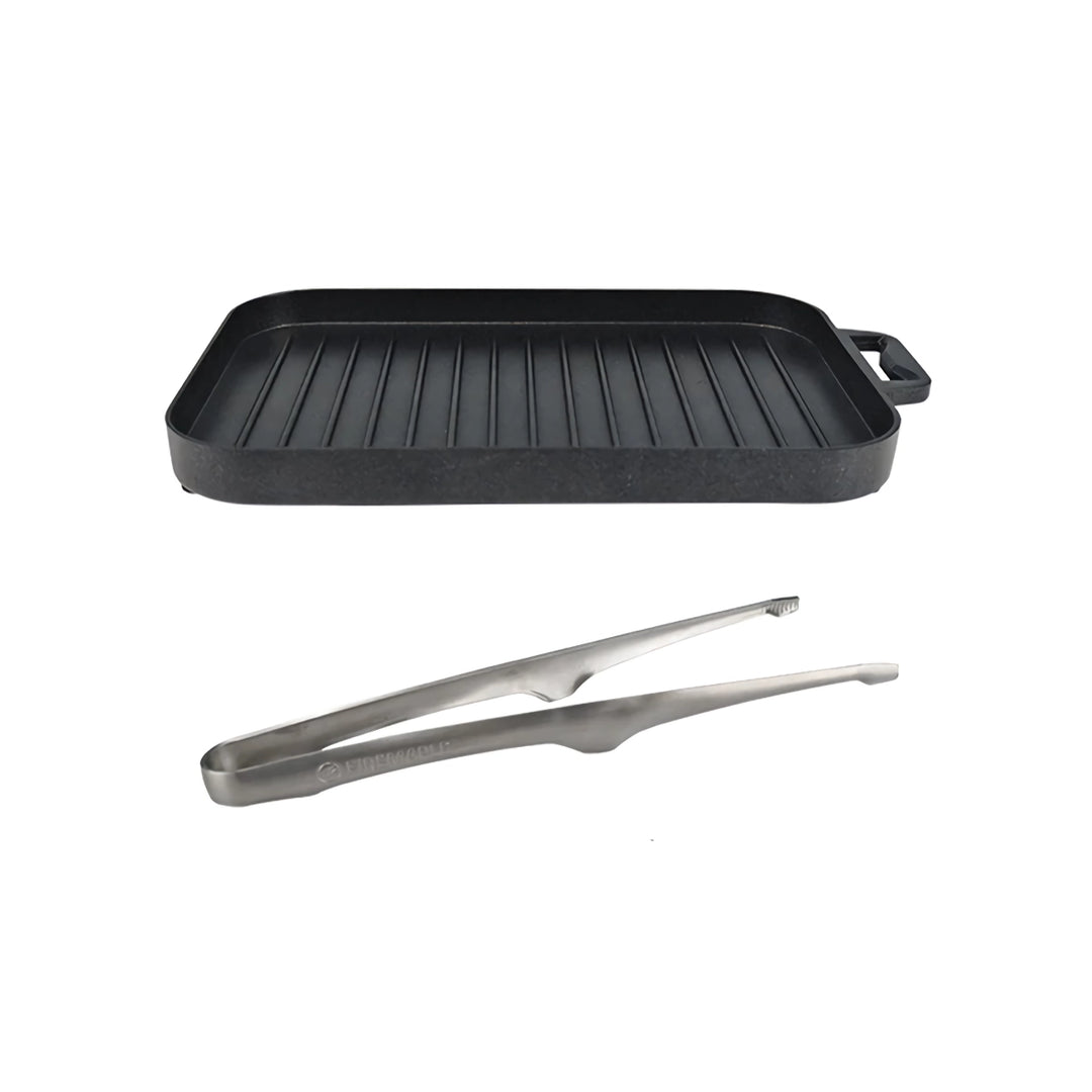 Mini Heat-Resistant Non-Stick Grill Plate Set for Outdoor Cooking