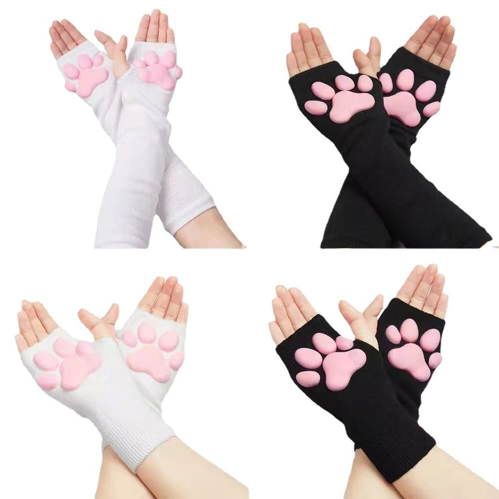 3D Silicone Cat Paw Pads Gloves