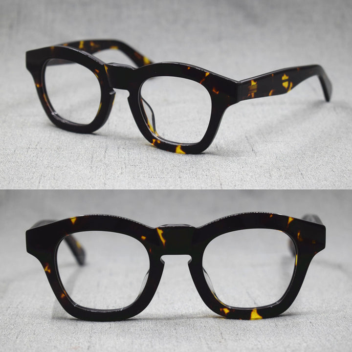 Women's Thick Retro Plate Glasses