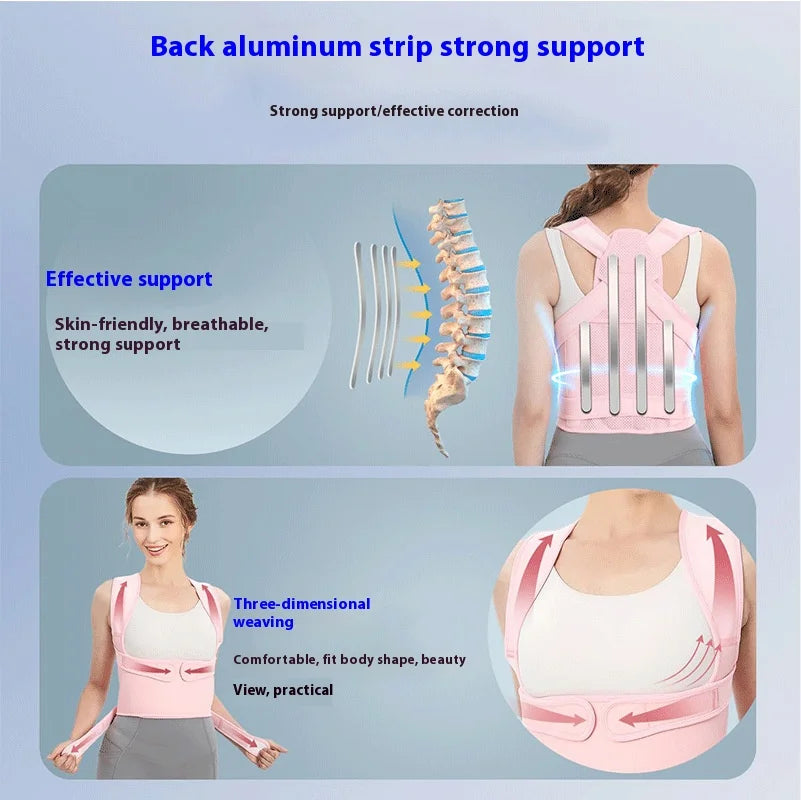 Posture Corrector & Lumbar Support Brace