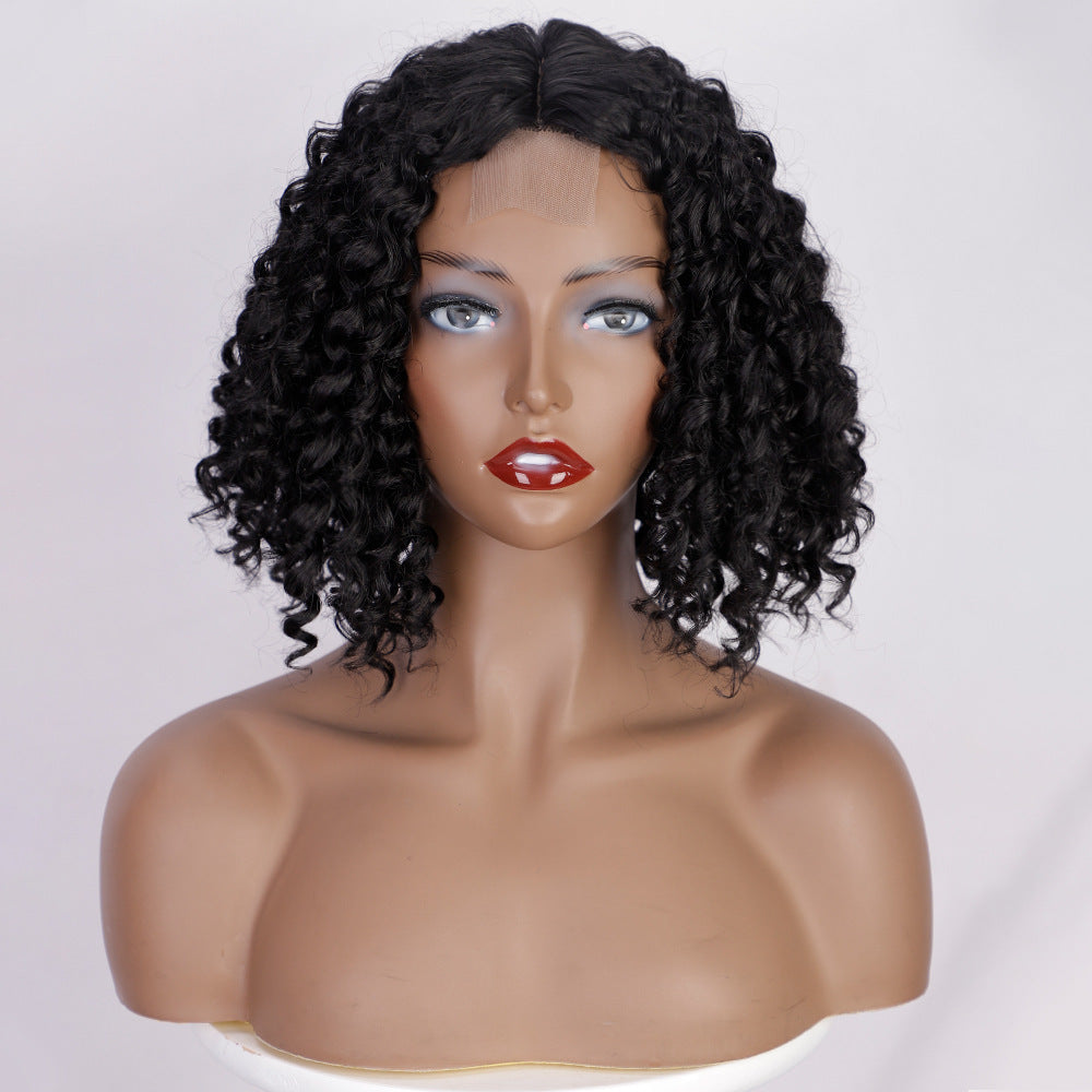 Women's Short Curly African Small Curly Hair