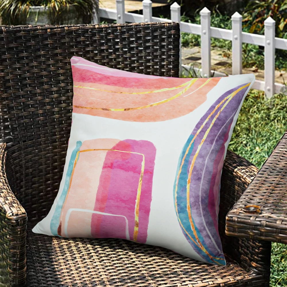 Waterproof Decorative Outdoor Cushion Covers 18"x18"