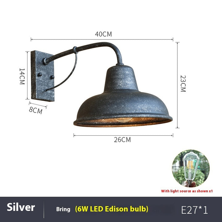 Retro LED Outdoor Wall Lamp