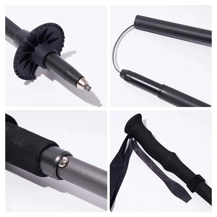 Ultra Light Carbon Trekking Pole: Portable Anti-Shock Hiking Tool