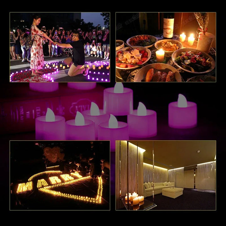 Flameless LED Tealight Candles