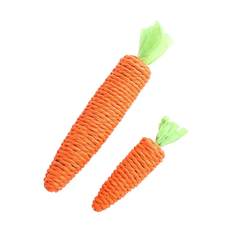 Interactive Carrot Cat Toy: Enticing Bite-Resistant Fun!