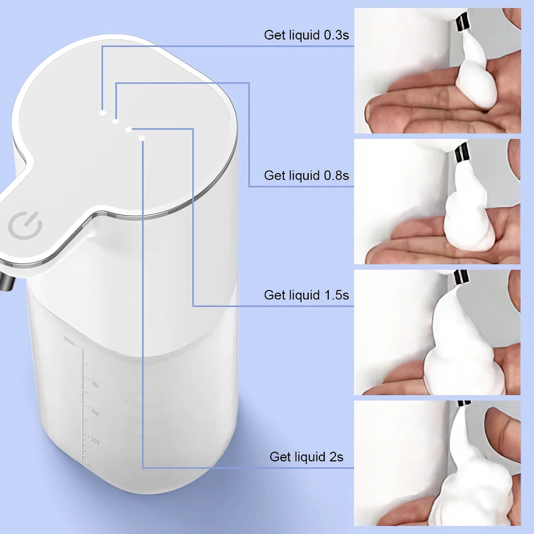 Touchless Automatic Foam Soap Dispenser with Type-C Charging