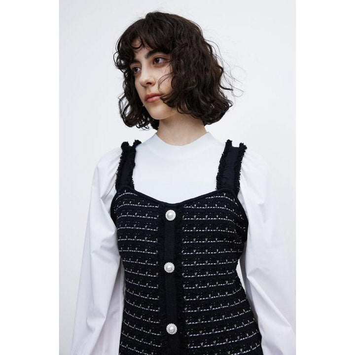 Autumn Socialite Patchwork Knitted Dress