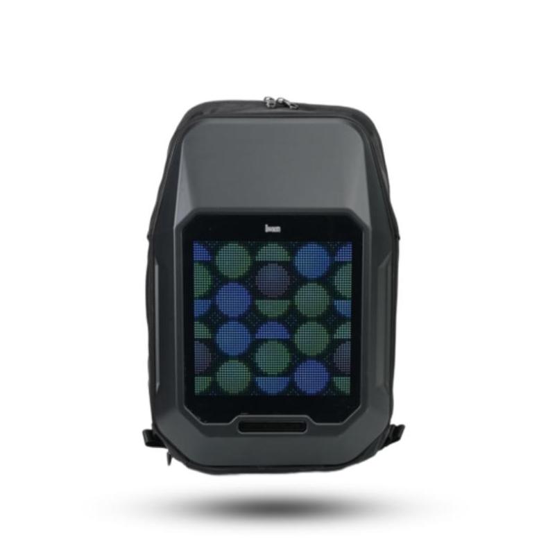 Smart LED Backpack with Pixel Art Display for Business and Travel