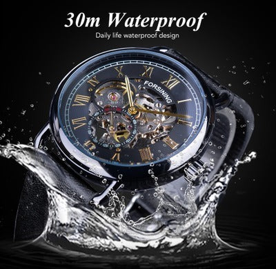 Fashion Casual Hollow Men's Mechanical Watch