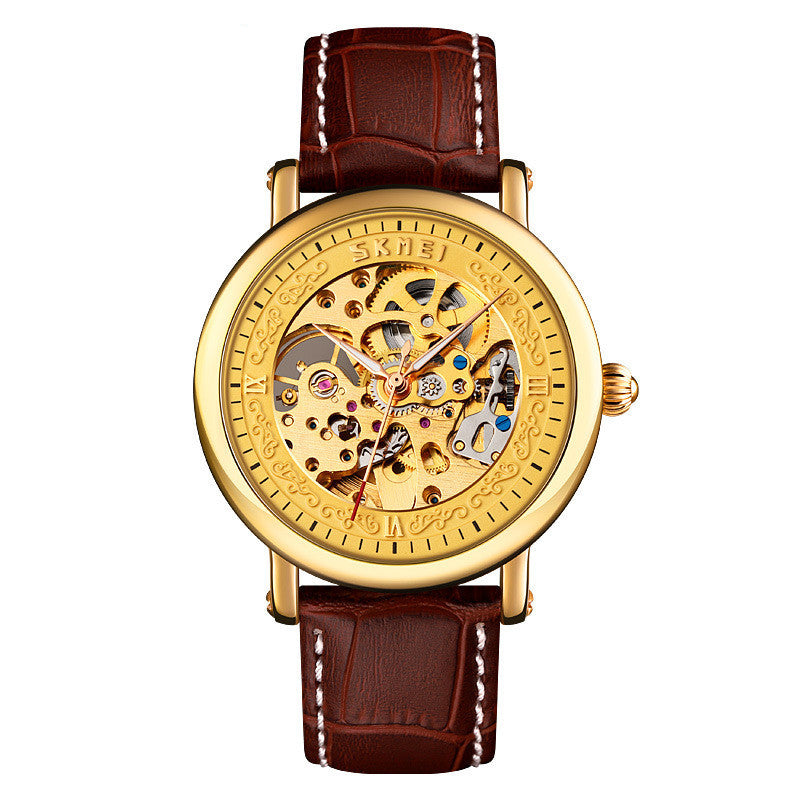 Automatic Skeleton Mechanical Movement Watch Waterproof Automatic Mechanical Watch