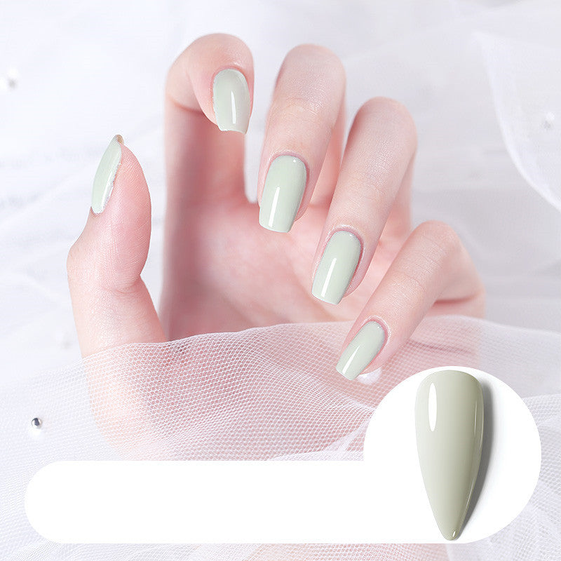 Removable Dark Green Barbie Nail Polish Glue