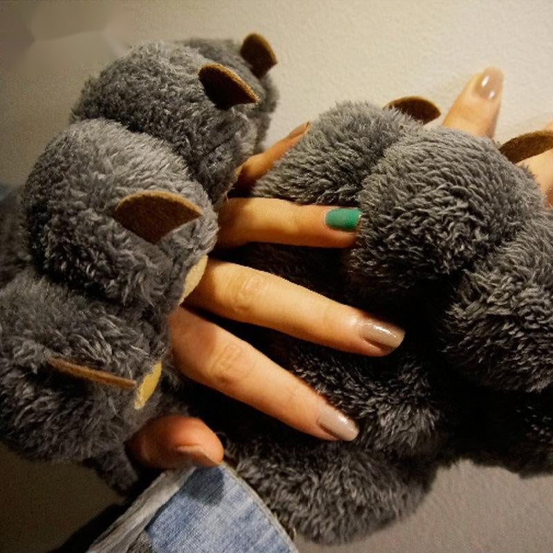 Funny Bear Claw Bear Paw Animal Gloves