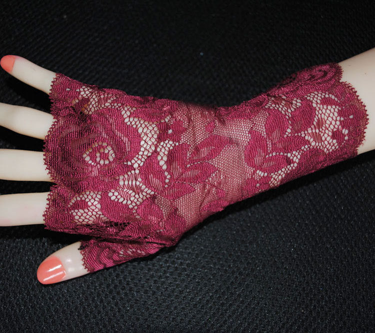 Stretch Lace Gloves Thin And Sexy