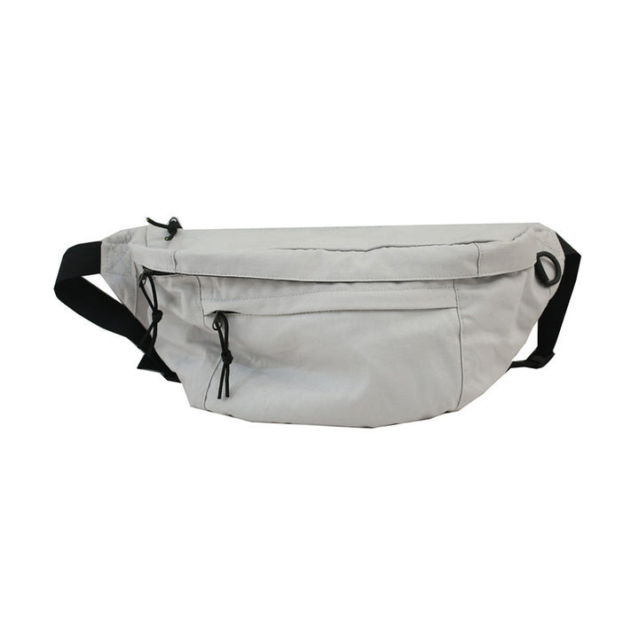 Large-capacity Canvas Chest Bag Messenger Bag Korean Fashion Casual Sports Women's Bag