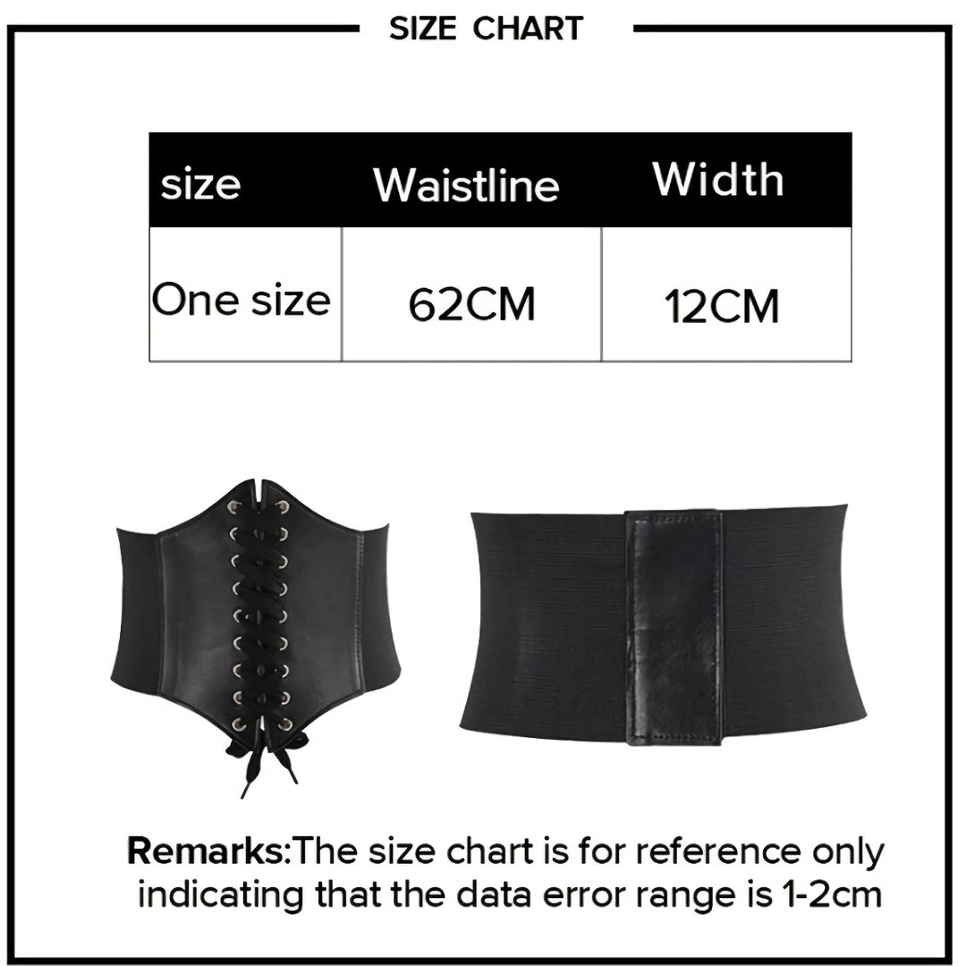 Corset Body Shapewear High Waist Wide Leather Belt