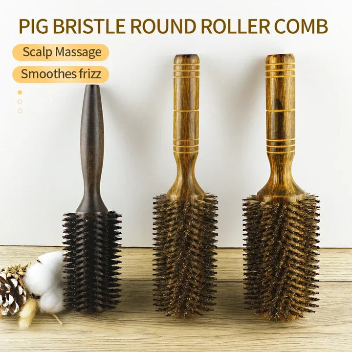 Professional Boar Bristle Round Hair Brush