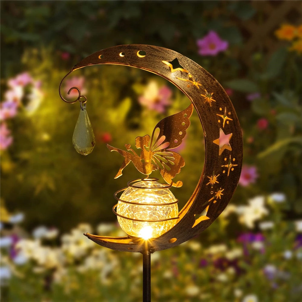 Enchanting Solar Moon Fairy Garden Light