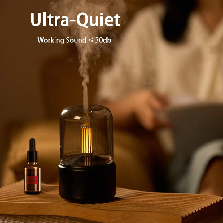 Essential Oil Aroma Diffuser Mini USB Air Humidifier with LED Night Light