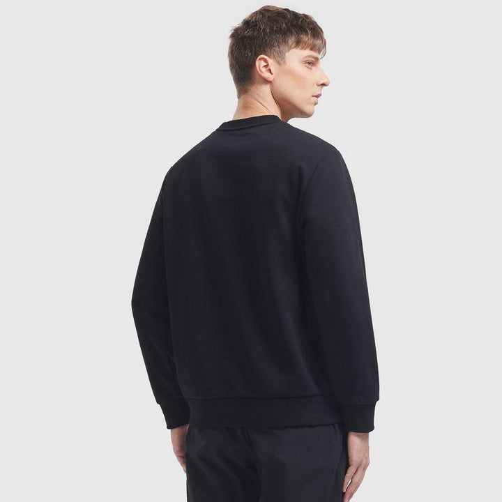 Versatile Round Neck Football Sweatshirt