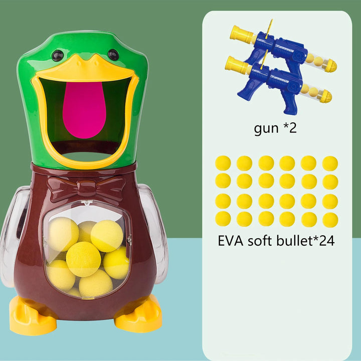Interactive Hungry Duck Soft Bullet Shooter Toy