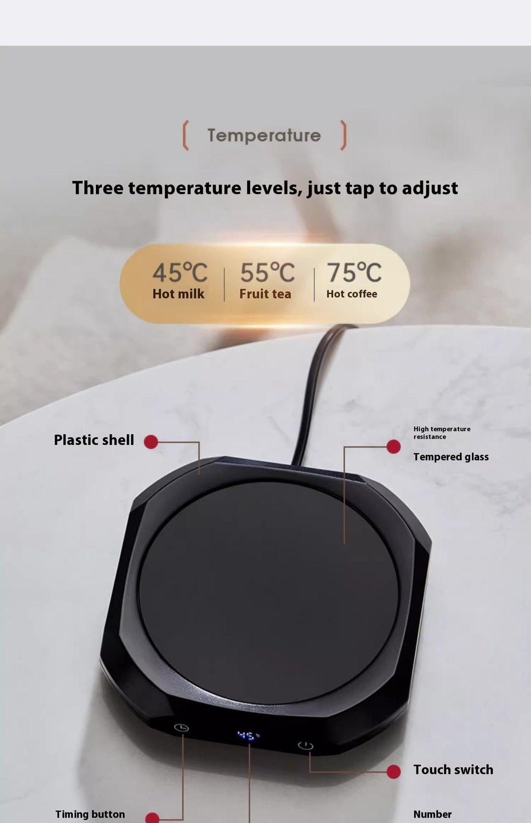 Automatic Constant Temperature Insulation Intelligent Heating Base