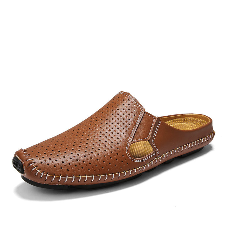 Breathable Stylish Semi-slippers Men's Hollow