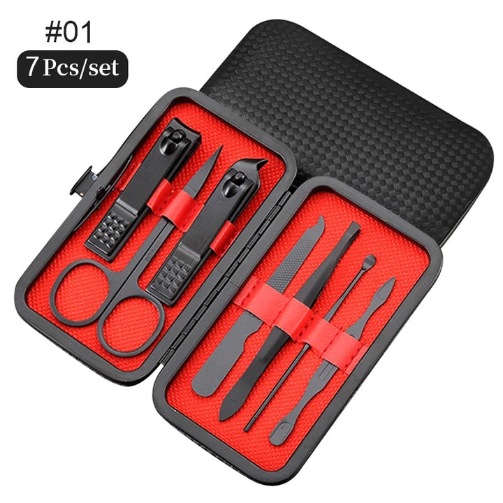 Portable Stainless Steel Nail Clipper Set