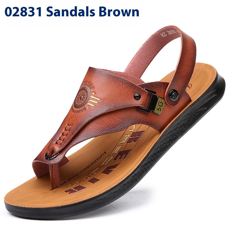 Dual-use Driving Casual Non-slip Wear-resistant Sandals For Men