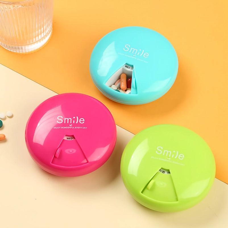 Compact Travel Pill Organizer