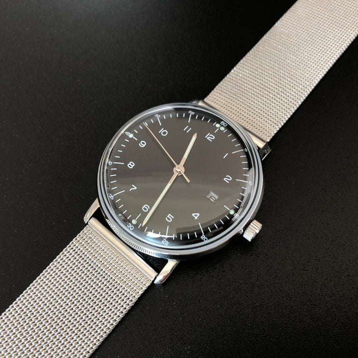 Quartz watch, wave mirror Watch