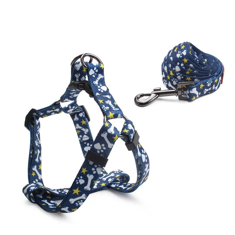 Adjustable No Pull Dog Harness and Leash Set