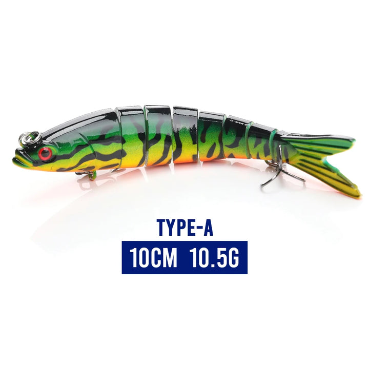 100mm Multi-Jointed Fishing Lures