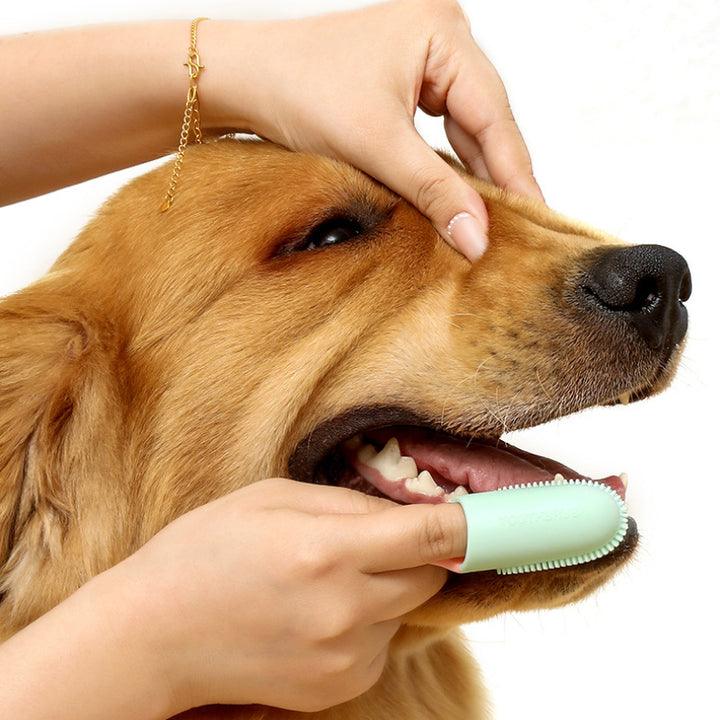 Pet Finger Toothbrush for Effective Teeth Cleaning