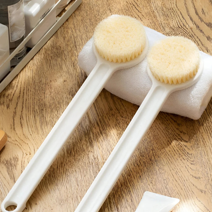 Long Handle Bath Brush for Exfoliating and Body Cleansing