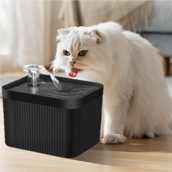 2.5L Automatic Cat Water Fountain with USB Silent Pump and Circulating Filter