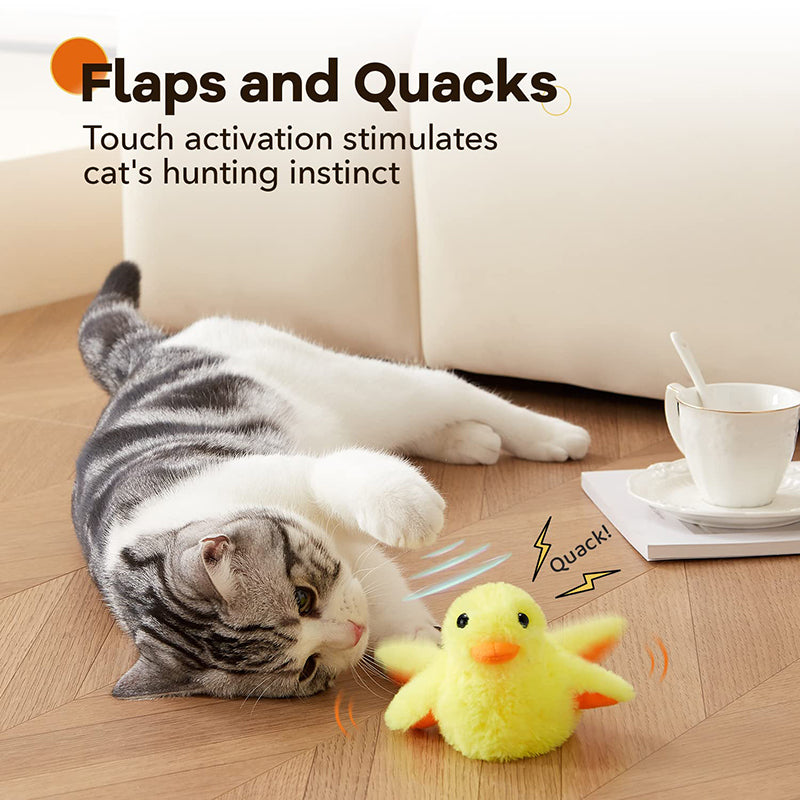 Interactive Plush Duck Toy