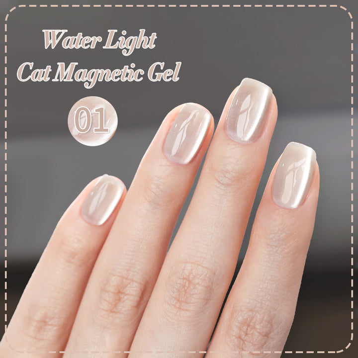 Sparkling Glass Bead Cat Magnetic Gel Nail Polish