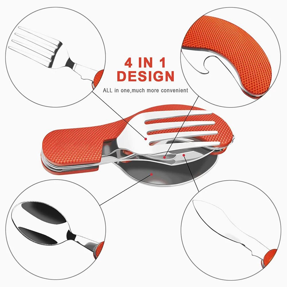 Foldable Camping Utensil Set