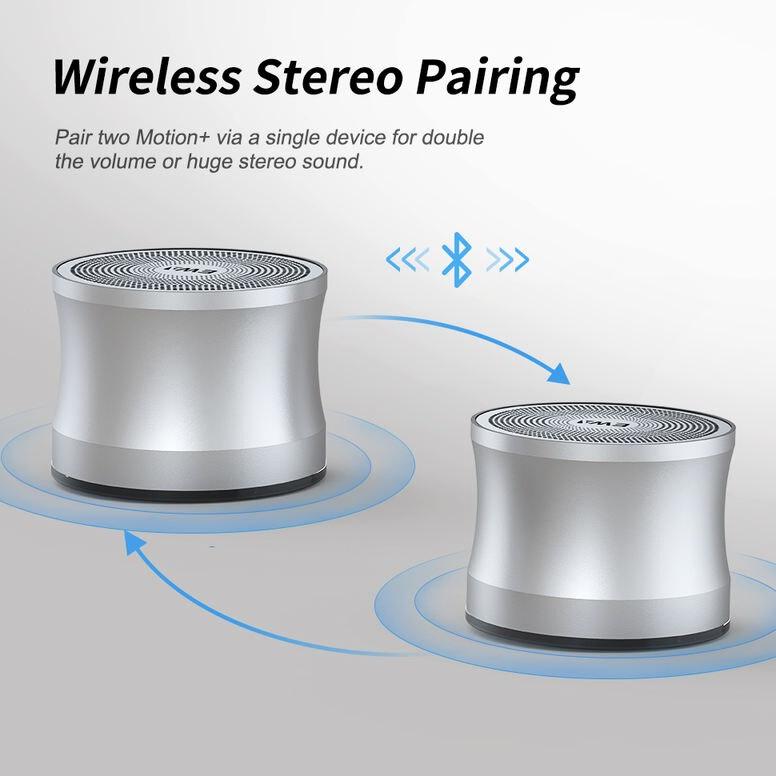 Compact Bluetooth Speaker with TWS Stereo, Metal Casing & Multi-Connectivity
