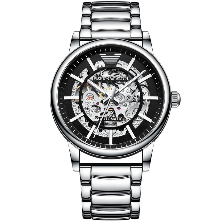 Multi-function Watch Full Automatic Hollow Mechanical Watch Perspective Waterproof