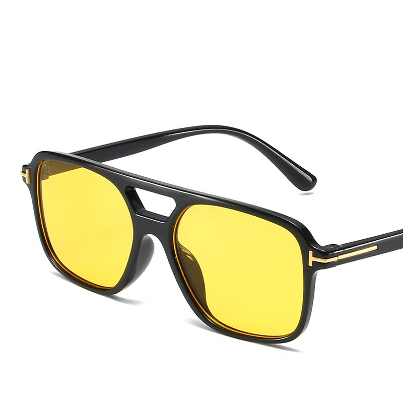 Fashion Square Rivet Sunglasses